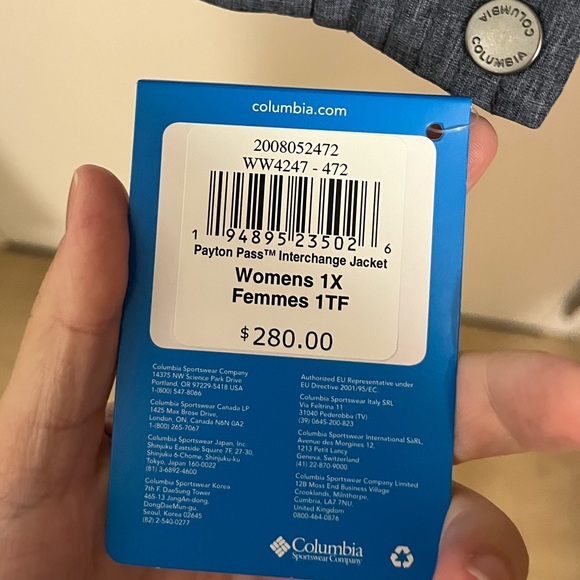 Brand new COLUMBIA Payton pass interchange jacket plus size - Picture 9 of 9